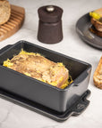 Peugeot Appolia Ceramic Terrine Dish with Press, 8"