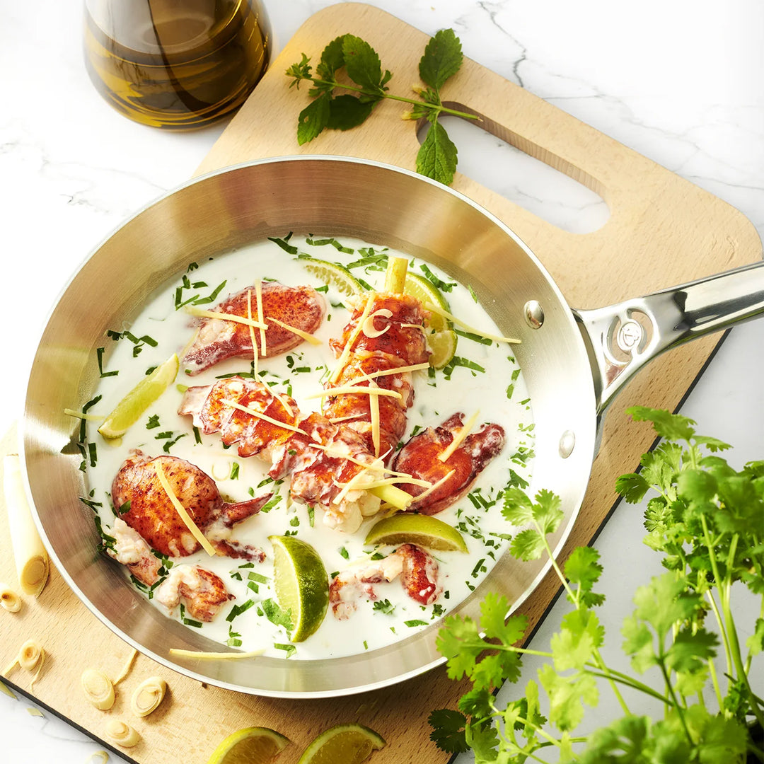 de Buyer AFFINITY 5-ply Stainless Steel Frying Pan | Cantine Française