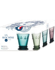 La Rochère Colored Bee Tumbler, Set of 4 - Assorted
