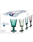 La Rochère Colored Bee Wine Glasses, Set of 4 - Assorted