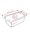 Peugeot Appolia Ceramic Terrine Dish with Press, 8"