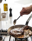 de Buyer MINERAL B Carbon Steel Steak Pan, 11"