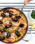 de Buyer MINERAL B Carbon Steel Paella Pan, 12.5"