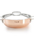 de Buyer Prima Matera Copper Braiser with Lid, 11"