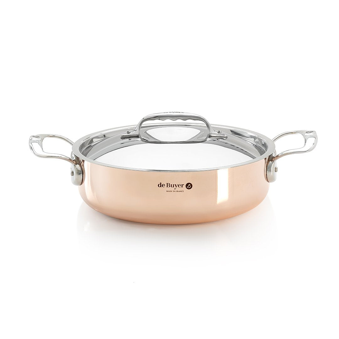 de Buyer Prima Matera Copper Stockpot with Lid