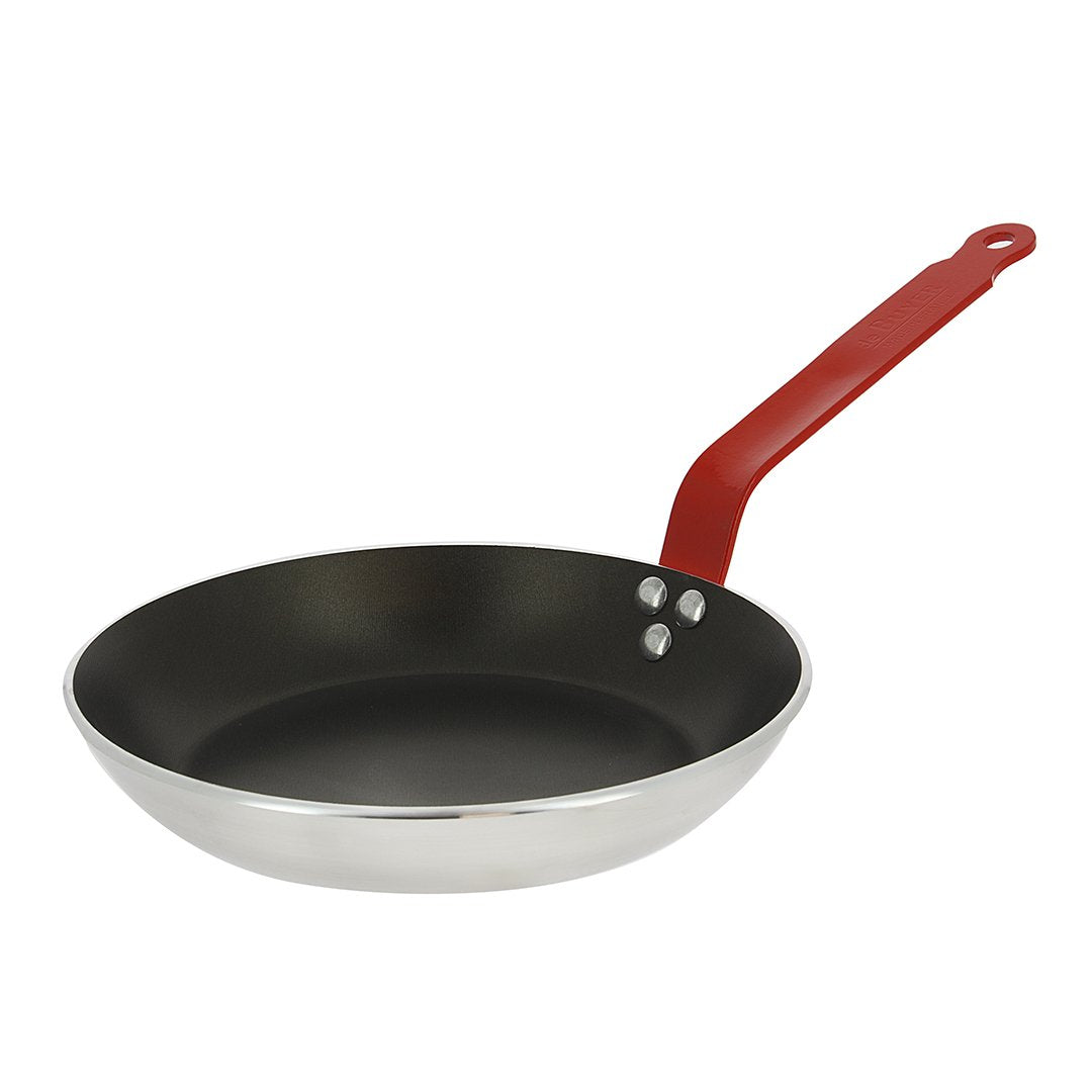 de Buyer CHOC Nonstick Frying Pan, Red Handle, 12.5"