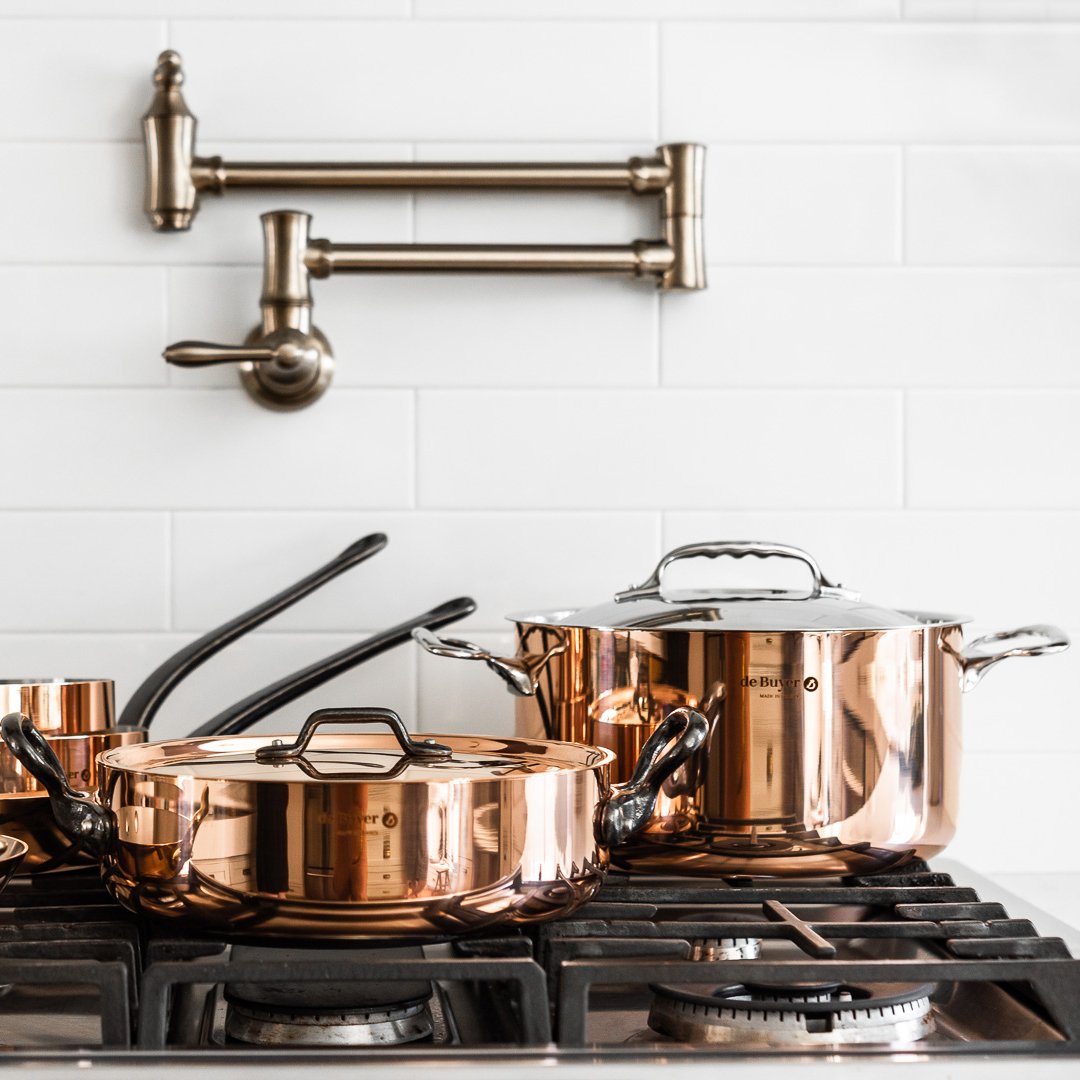 de Buyer Prima Matera Copper Frying Pan 12.5 in