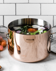 de Buyer PRIMA MATERA Copper High Stew Pan, 8 QT