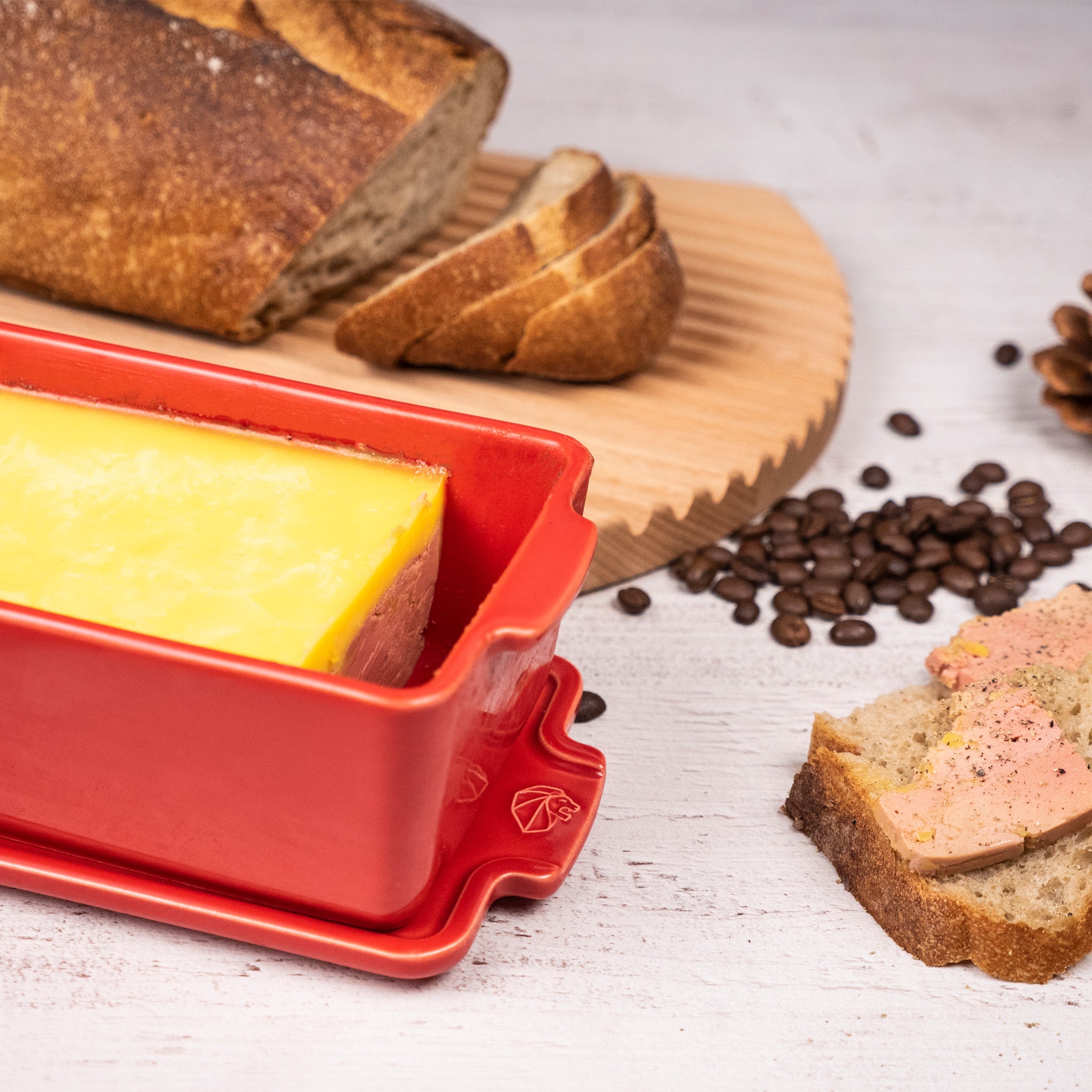 Appolia Ceramic Terrine Dish, 8" Cantine Française