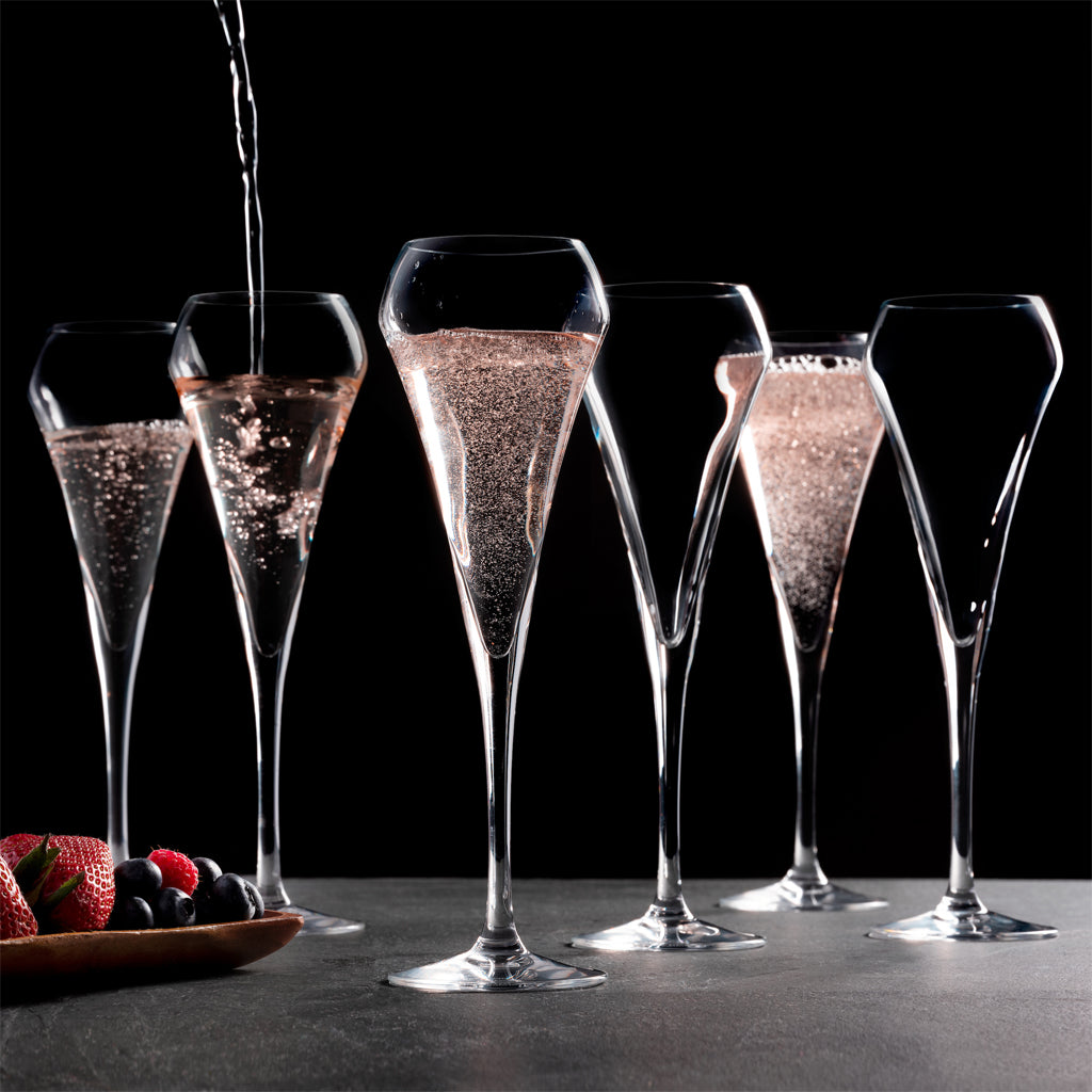 Open Up Champagne Glass 20 cl, 6-pack - Chef&Sommelier @ RoyalDesign