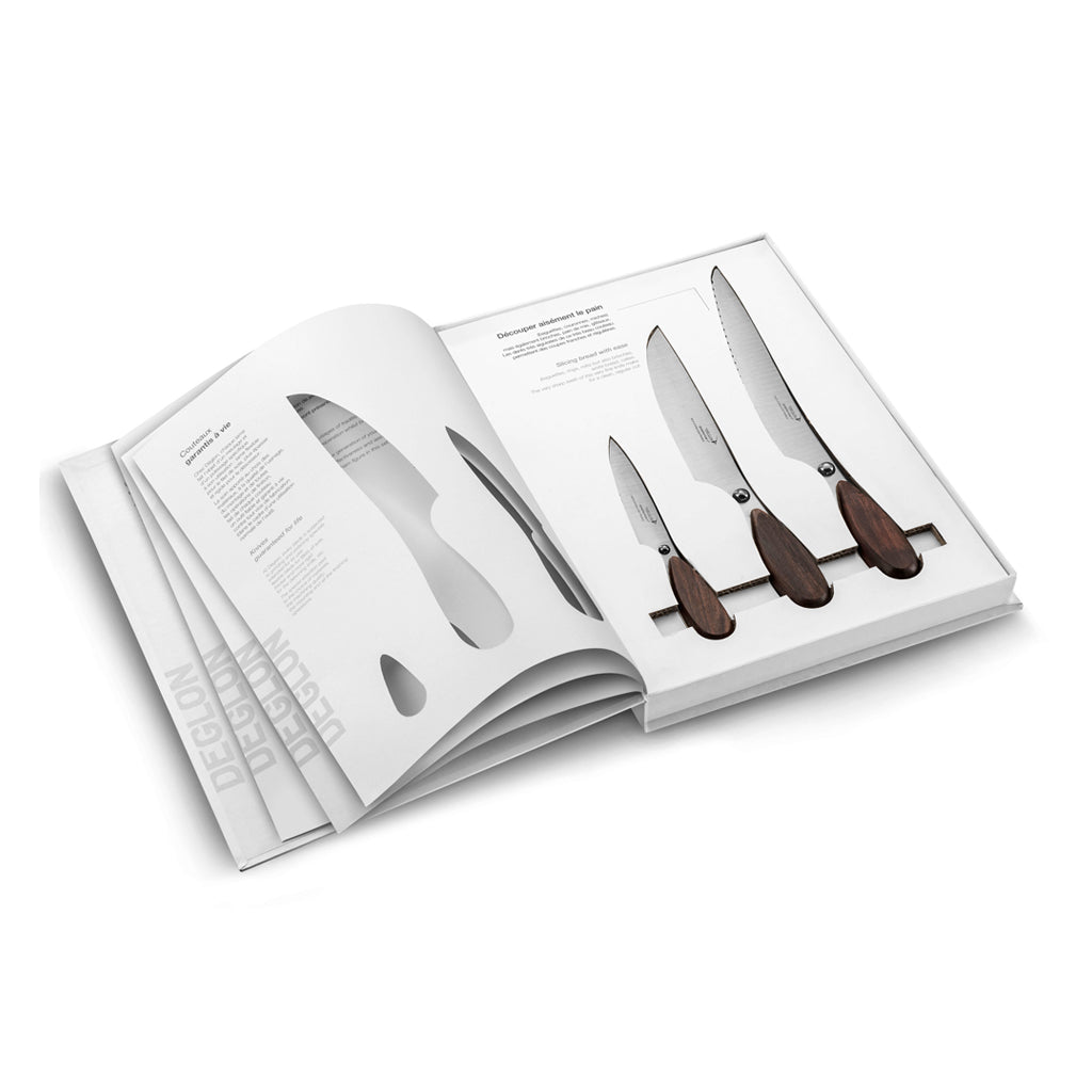 A set of kitchen knives Deglon Meeting Knife ⋆ NVA studio design