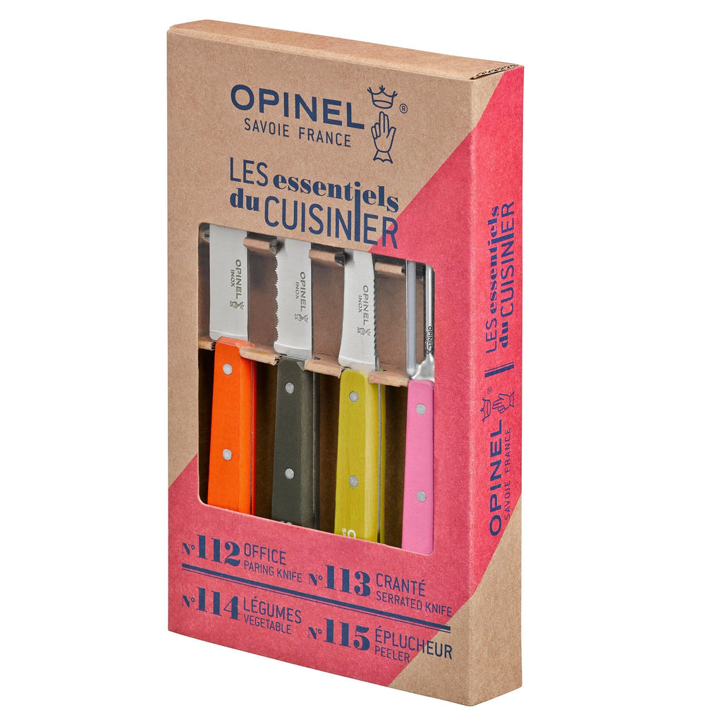 Opinel "Les Essentiels" Kitchen Set, 4 pieces (color: Fifties)