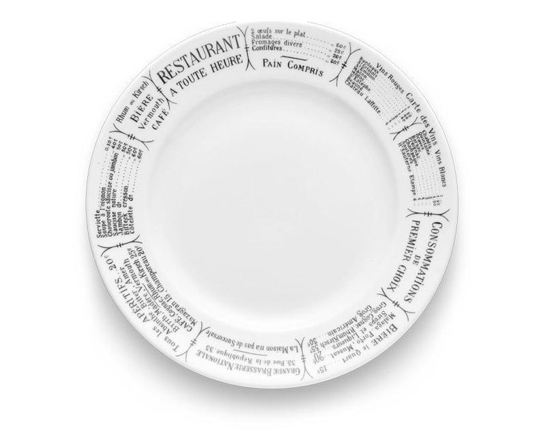 Pillivuyt Brasserie Plates, Set Of 4 – Cantine Française