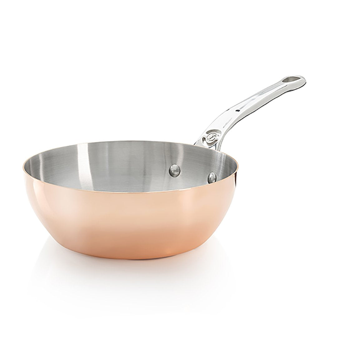 de Buyer Prima Matera Copper Conical Saute Pan, 9.5&quot;