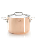 de Buyer Prima Matera Copper Tall Stew Pan with Lid, 9.5"
