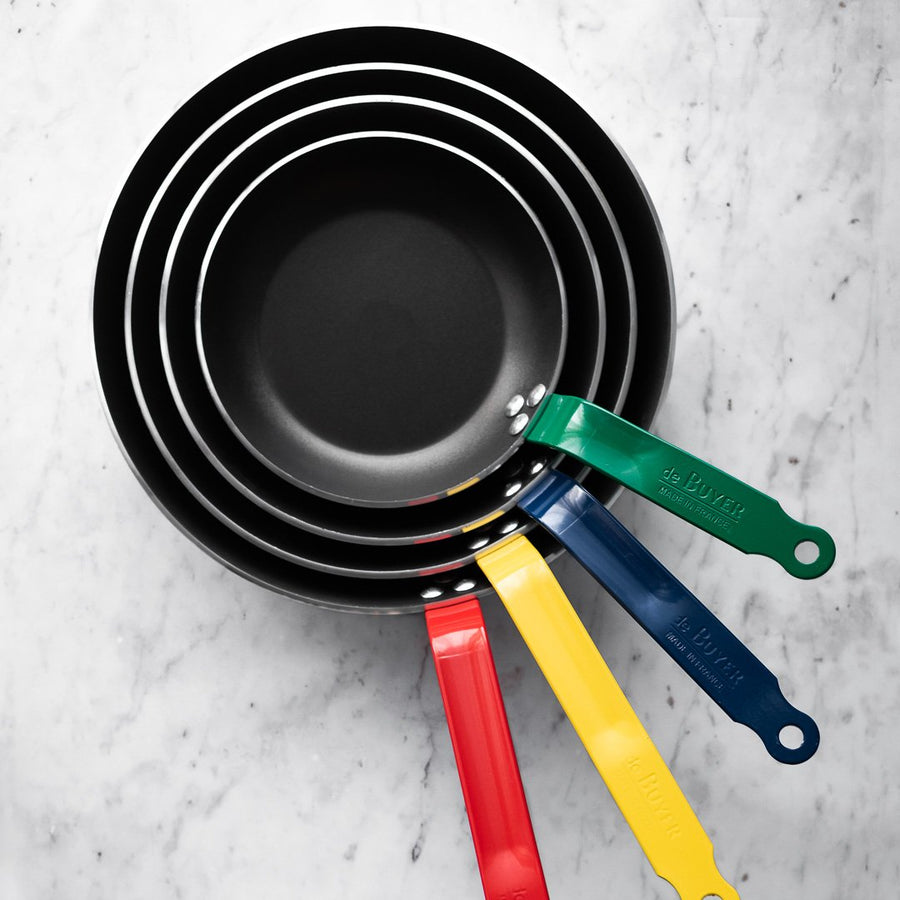 de Buyer CHOC Nonstick Frying Pan, Yellow Handle, 11